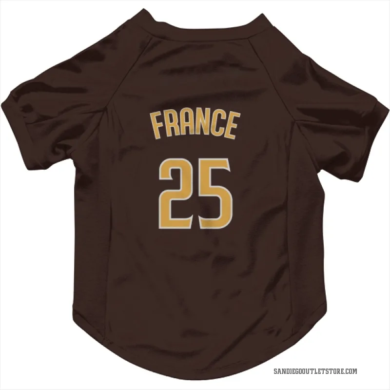 Ty France  Brown San Diego Padres  Cat & Dog Pet Jersey