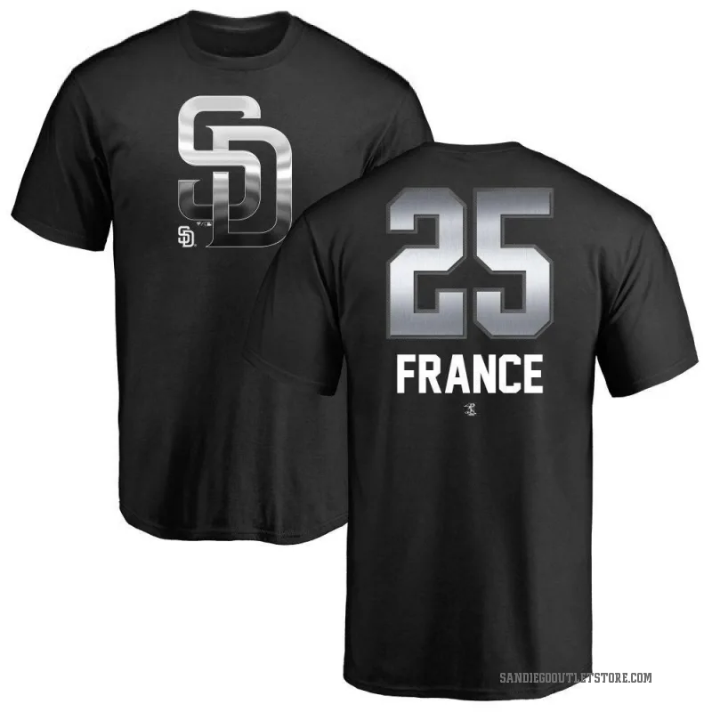 Ty France Men's Black San Diego Padres Midnight Mascot T-Shirt -