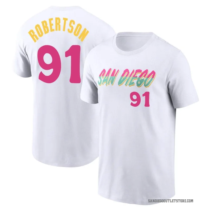 Tyler Robertson Men's White San Diego Padres 2022 City Connect T-Shirt