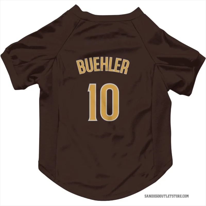 Walker Buehler  Brown San Diego Padres  Cat & Dog Pet Jersey