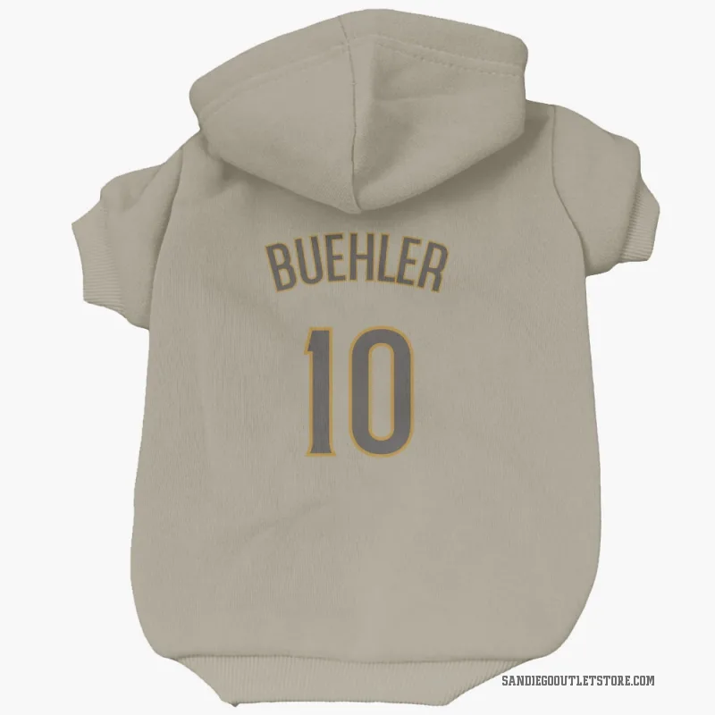 Walker Buehler  San Diego Padres   Tan Cat & Dog Pet Hoodie