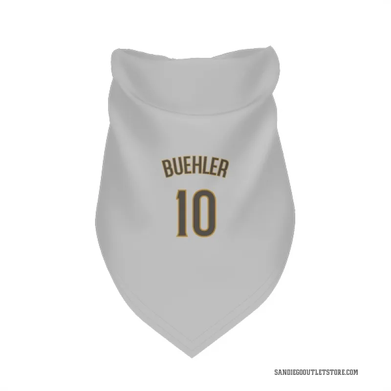 Walker Buehler  White/Brown San Diego Padres  Cat & Dog Pet Bandana