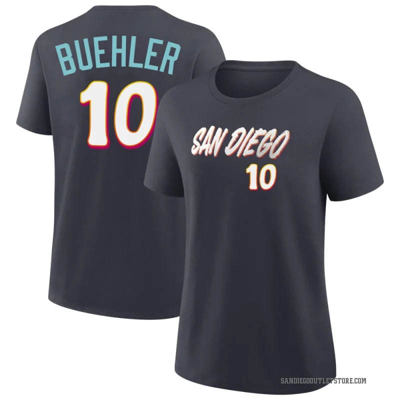 Walker Buehler Women's Navy San Diego Padres 2026 City Connect T-Shirt