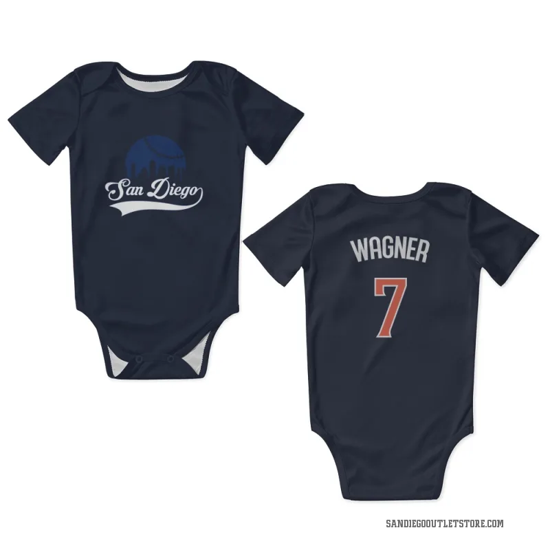 Will Wagner  Navy San Diego Padres  Newborn & Infant Bodysuit