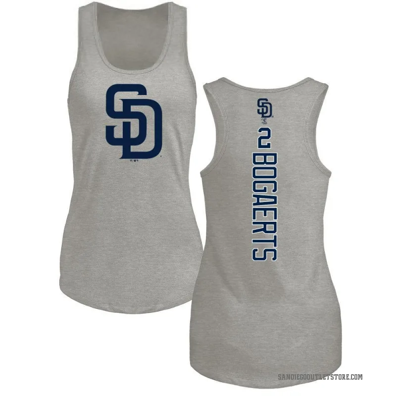 Xander Bogaerts Women's Ash San Diego Padres Backer Tank Top -