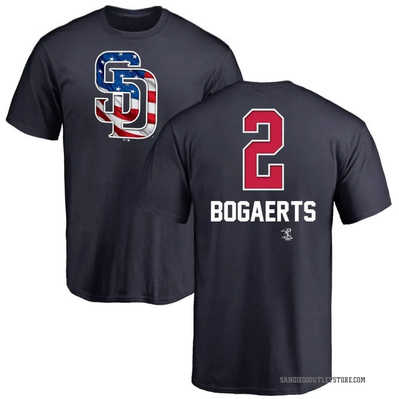 Xander Bogaerts Youth Navy San Diego Padres Name and Number Banner Wave T-Shirt -