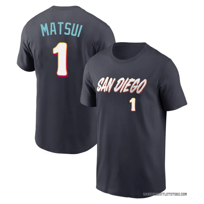 Yuki Matsui Men's Navy San Diego Padres 2026 City Connect T-Shirt