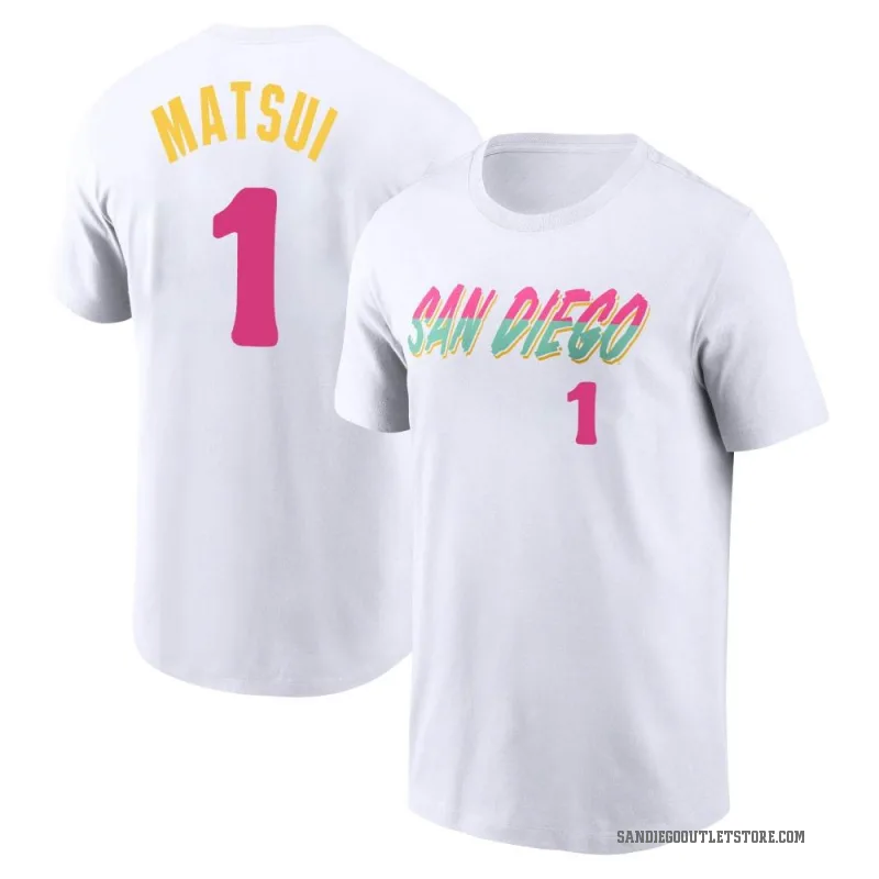 Yuki Matsui Men's White San Diego Padres 2022 City Connect T-Shirt