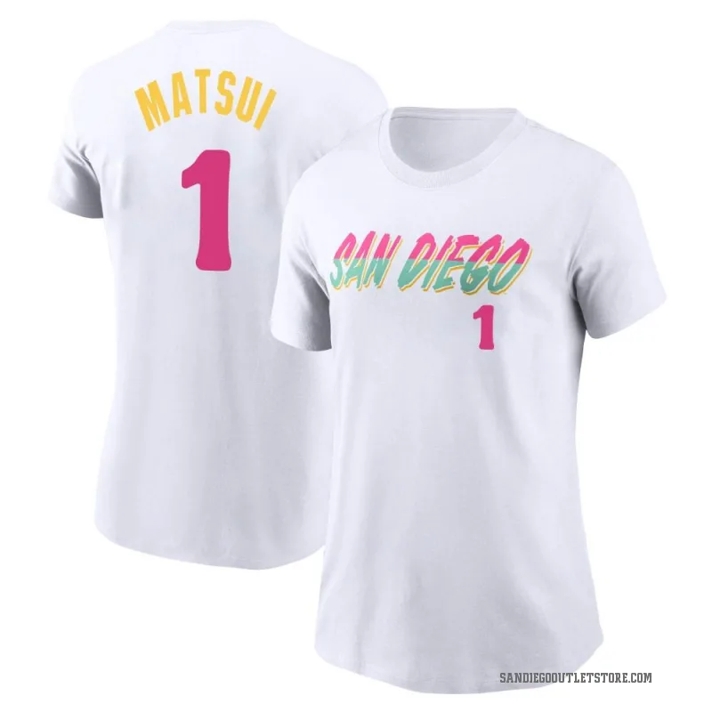 Yuki Matsui Women's White San Diego Padres 2022 City Connect T-Shirt